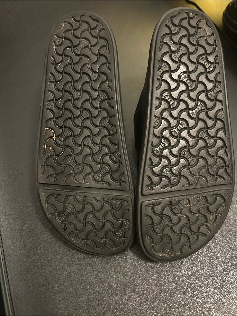 Arizona Droplet Buckle Patent Leather Sandals - Picture 5 of 12